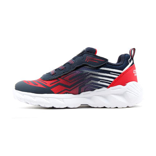 Skechers Magna Lights Trainer - 401503N - Navy/Red