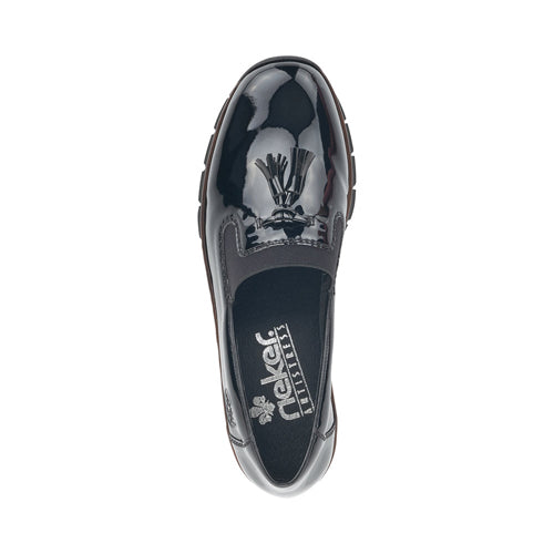 Rieker Ladies Wedge Shoes - 53751 - 00 - Black