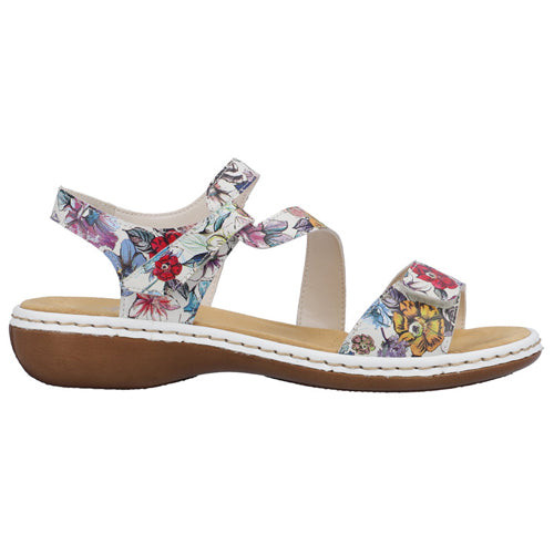 Rieker Flat Sandals - 659C7-92 - Multi
