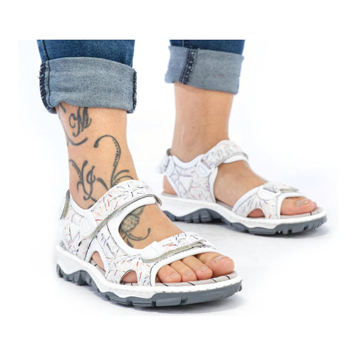 Rieker Sandals - 68872-90 - Ice