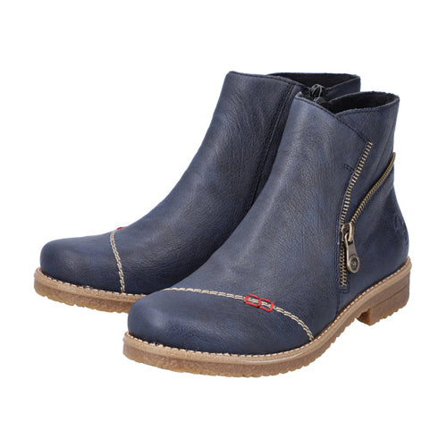 Rieker Ankle Boots - 73571-14 - Navy