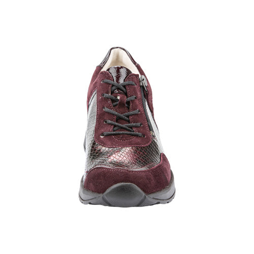 Waldlaufer Wide Fit Trainers- 939008 Burgundy