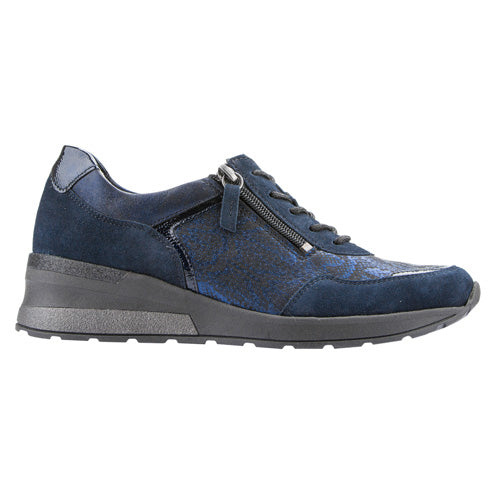 Waldlaufer Wide Fit Trainers - 939008 - Navy