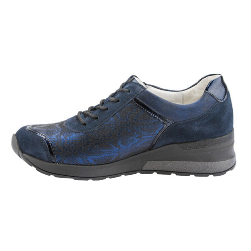 Waldlaufer Wide Fit Trainers - 939008 - Navy
