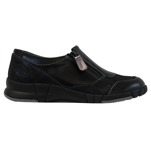 Suave Wedge Walking Shoes - Anika - Black