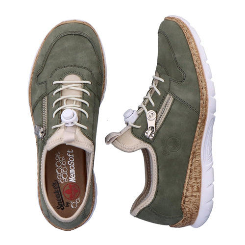 Rieker Casual Shoes - N42G0-52 - Green
