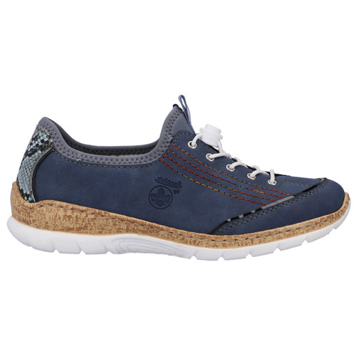 Rieker Ladies Casual Shoes - N42T0-14 - Navy