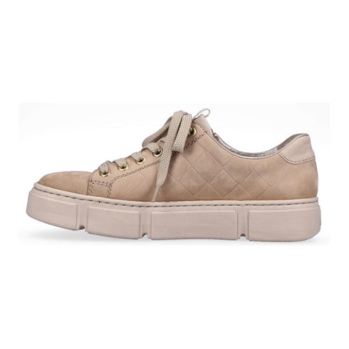 Rieker Platform Trainers - N5934-63 - Beige