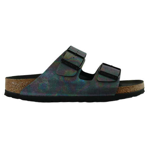 Birkenstock Narrow Fit Sandals - Arizona MF Indescent - Black