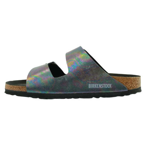 Birkenstock Narrow Fit Sandals - Arizona MF Indescent - Black