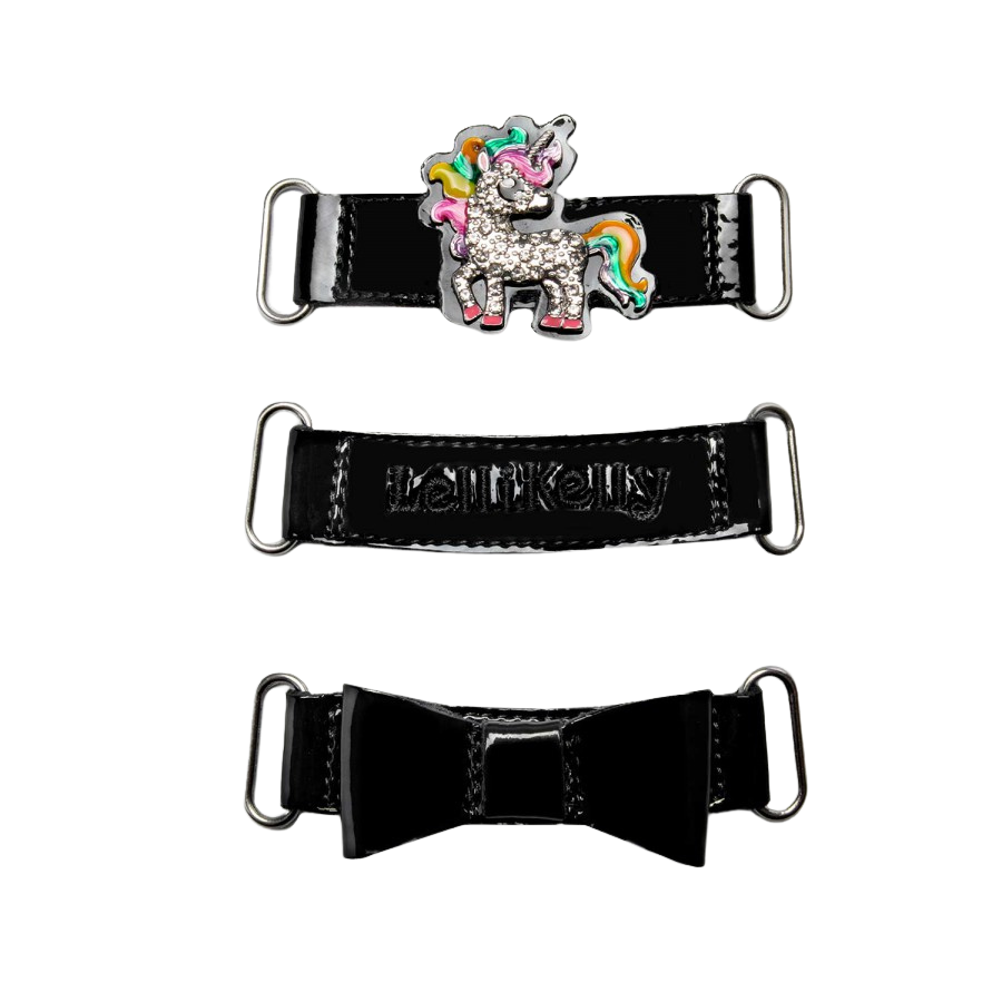 Lelli Kelly Girls Unicorn Shoes - Bonnie 8311 - Black Patent