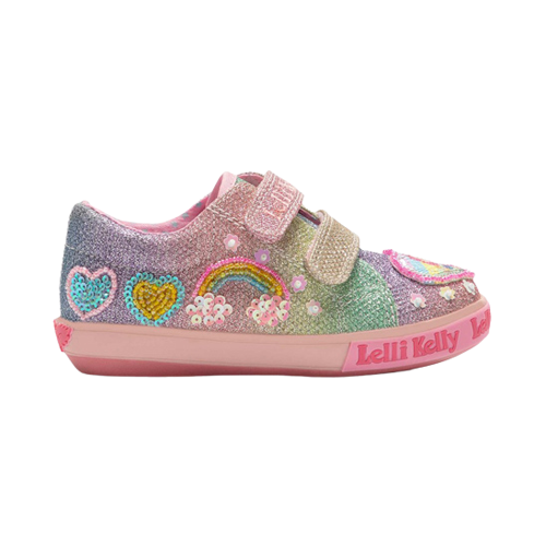 Lelli Kelly Rainbow Mary Janes - Unicorn 2037 - Multi