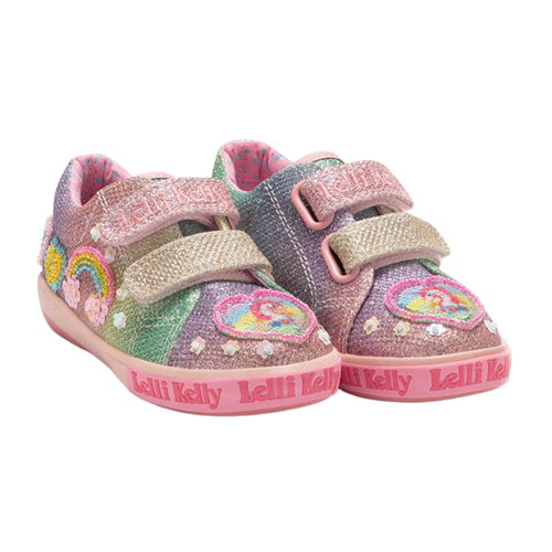 Lelli Kelly Rainbow Mary Janes - Unicorn 2037 - Multi