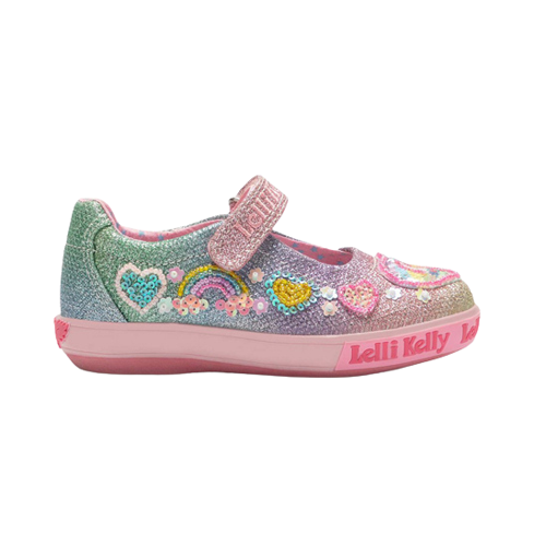 Lelli Kelly Mary Jane Pumps Rainbow Unicorn 2035 Multi