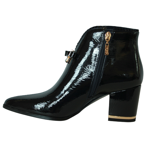 Kate Appleby Block Heeled Ankle Boots - Alness - Navy/Sapphire