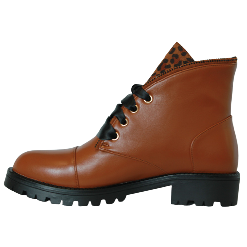 Kate Appleby Ankle Boots - Durham - Tan/Fudge Leopard