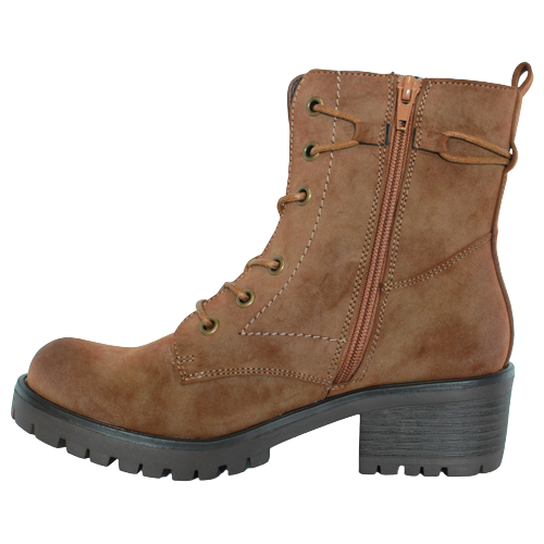 Redz Laced Ankle Boots - 2011-09 - Camel
