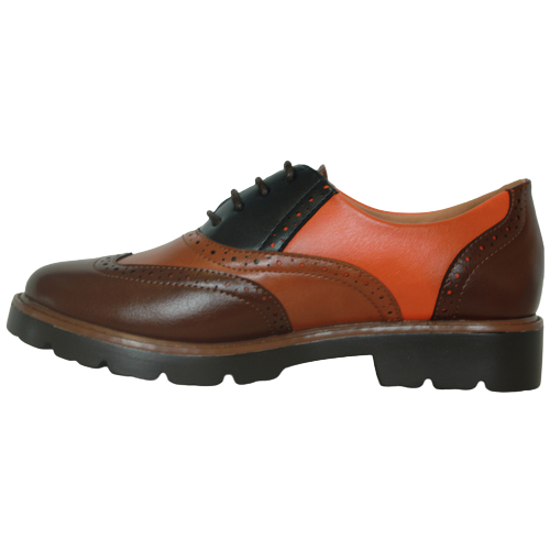 Zanni Brogues - Keys One - Brown/Orange