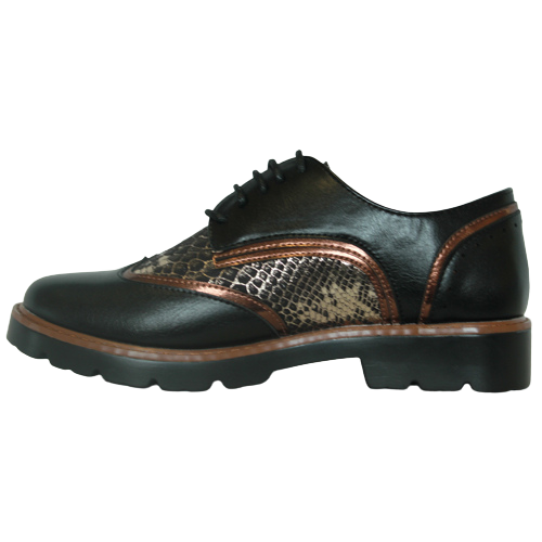 Zanni Brogues - Tampines One - Black