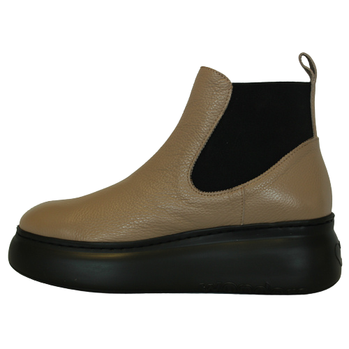 Wonders Platform Ankle Boots - A-2604 - Taupe