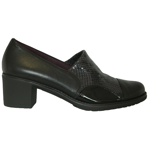 Pitillos Block Heeled Shoes - 1633 - Black
