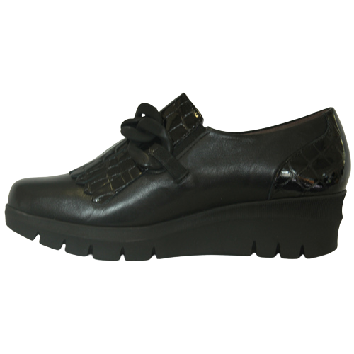 Pitillos Wedge Loafers - 1641 - Black