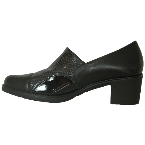 Pitillos Block Heeled Shoes - 1633 - Black