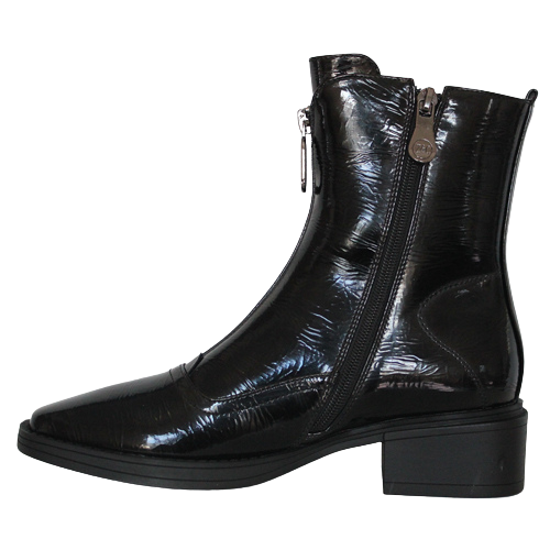 Zanni Ankle Boots - Tokchon - Black Patent