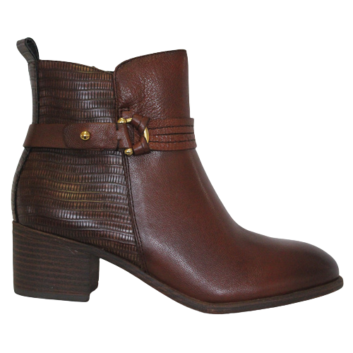 Marco Tozzi Block Heeled Ankle Boots - 25325-29 - Tan