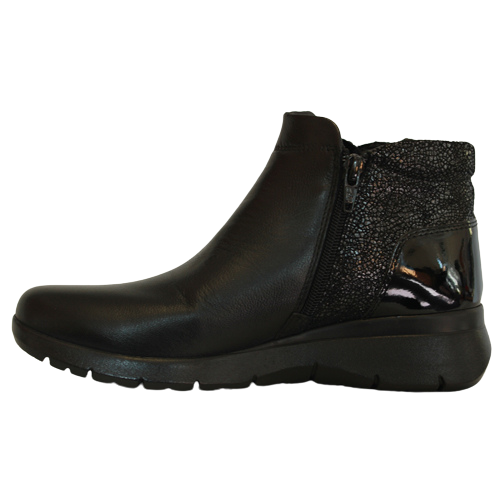 Dubarry Low Wedge Ankle Boots - Jay - Black