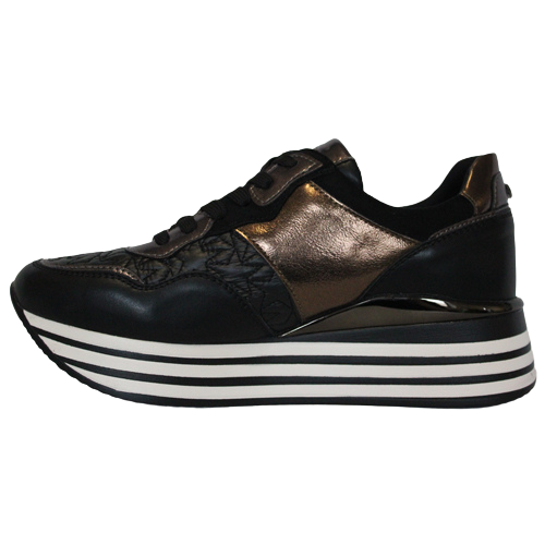 Tommy Bowe Platform Trainers - Siwek - Black