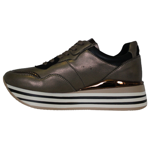 Tommy Bowe Platform Trainers - Siwek - Brown/Bronze