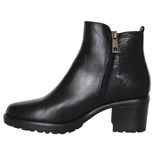 Patrizio Como Block Heeled Ankle Boots - Bressan - Black