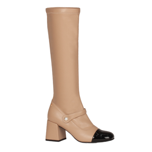 Kate Appleby Knee Boots - Woolton - Nude