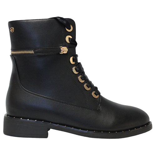 Zanni Biker Boot - Jelaiah - Black/Black