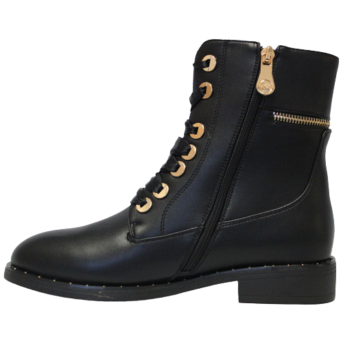 Zanni Biker Boot - Jelaiah - Black/Black