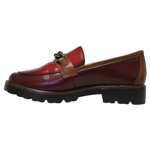 Zanni Loafer Shoe - Daqia - Burgundy