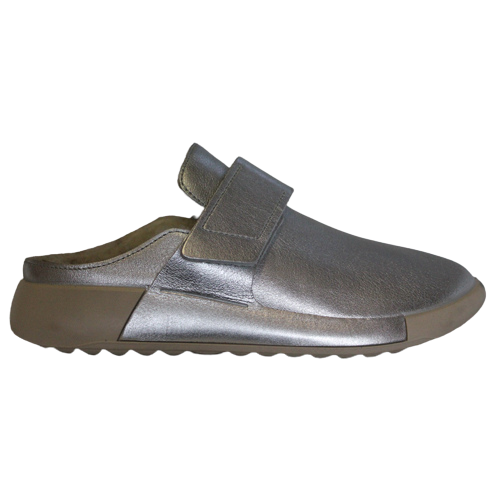Ecco Cozmo Clogs 215703 2ND Silver Greenes Shoes