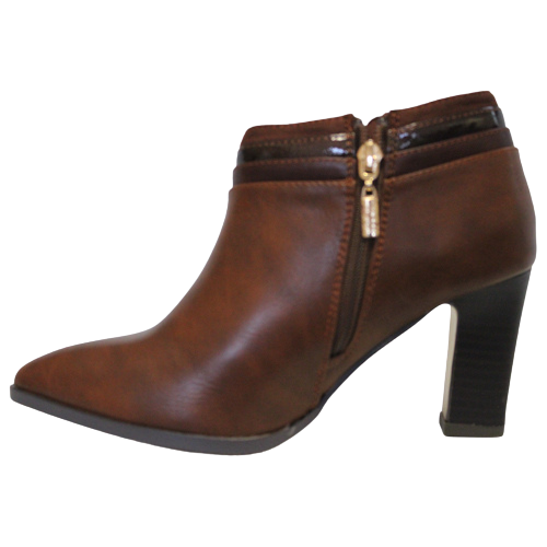 Kate Appleby Block Heeled Shoe-Boots - Keyport - Tan