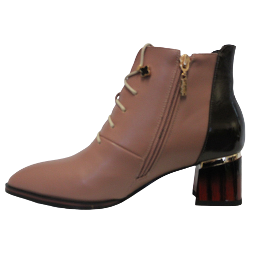 Kate Appleby Block Heeled Ankle Boots - Llanfair - Pink