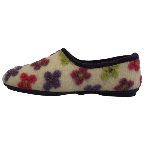 Cipriata Floral Slippers - Gracie - Beige