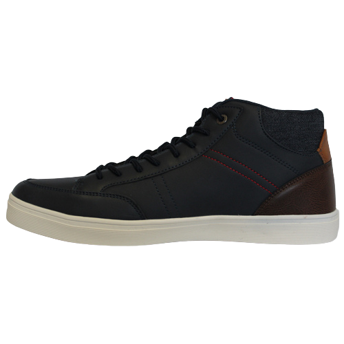 Tommy Bowe Hi Top Trainers - Wyn Jones - Navy