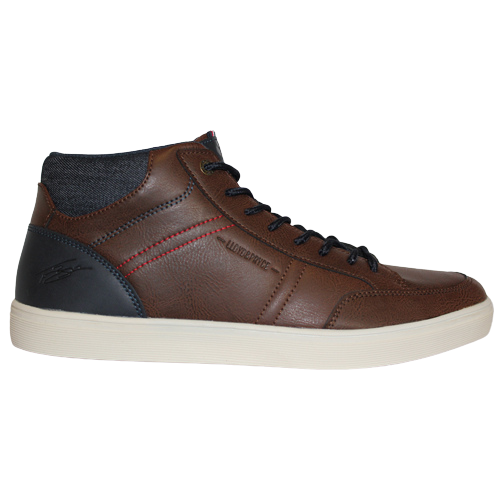 Tommy Bowe Hi Top Trainers - Wyn Jones - Brown