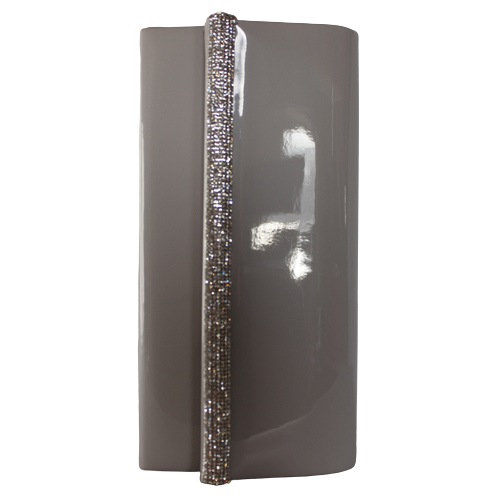 Una Healy Clutch Bag - City Of Chicago - Grey