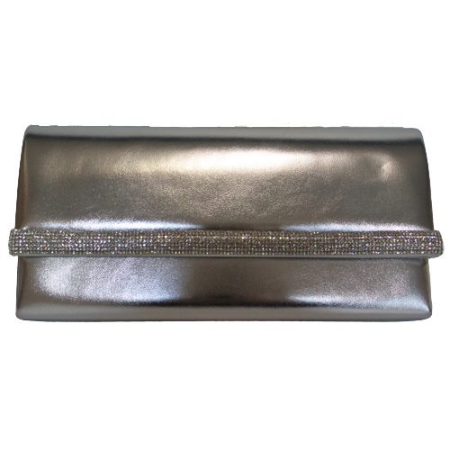 Una Healy Clutch Bag - Ballroom - Silver
