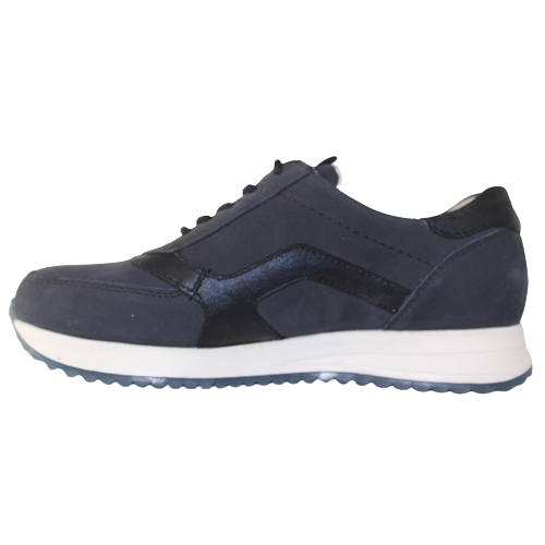 Waldlaufer Wide Fit Trainers - 752004 - Navy