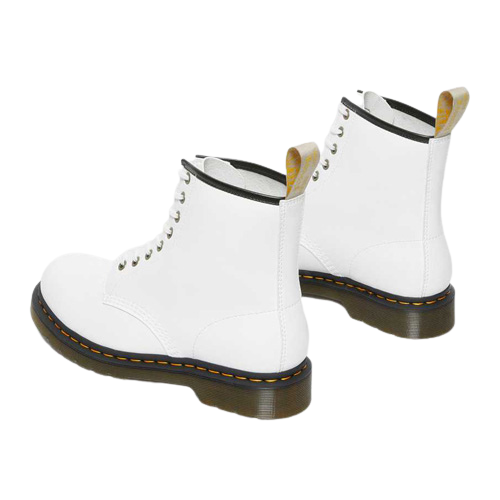 Dr. Martens Vegan 8 Eye Boots - 1460 - White