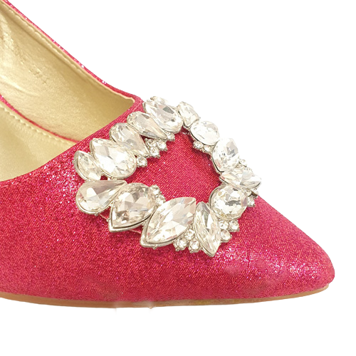 Sorento Dressy Heeled Pumps - Nuremore - Fuchsia
