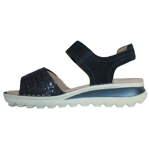 Ara Wide Fit Sandals - 47209 - Navy
