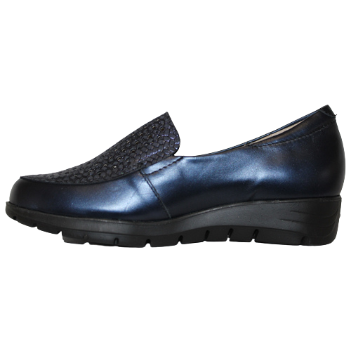 Pitillos Wedge Shoes - 2600 - Navy